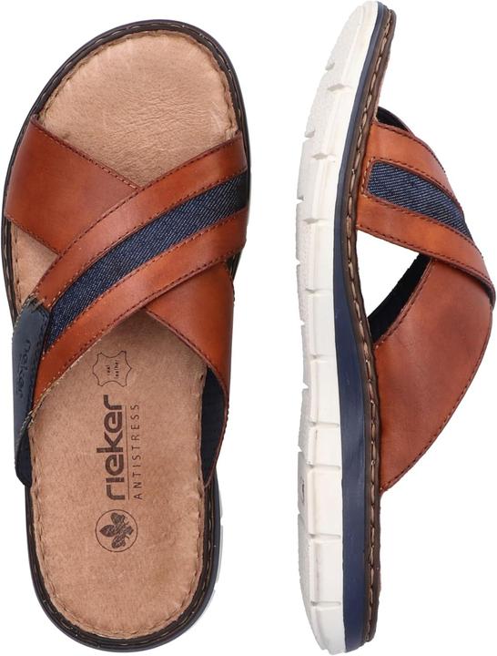 Image du produit Rieker heren slipper - Cognac - Maat 41 (41)
