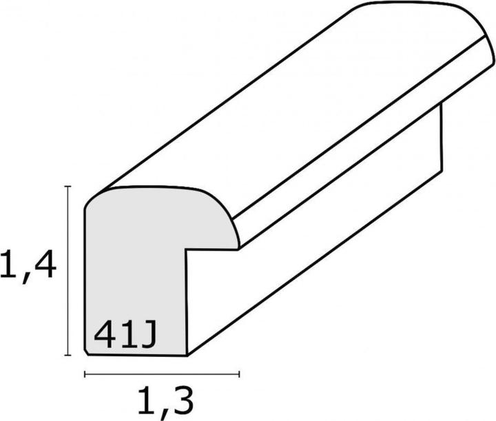 Produktbild Deknudt S41JL1 DIN A4 21x29,7 Holz schmale Leiste (21 x 29.7 cm)