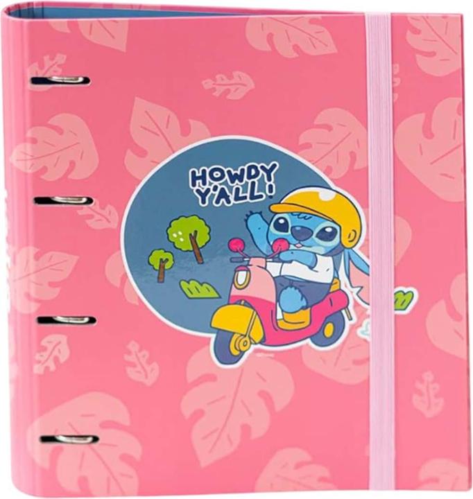 Image du produit Disney Grupo Erik CARPEBLOCK 4 Rings Premium Stitch (A4, 1 pcs)