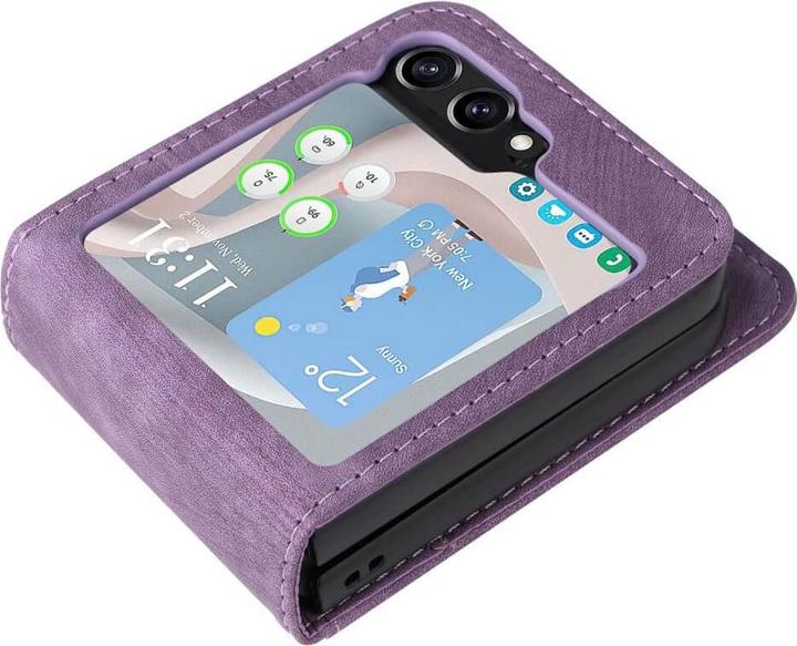 Produktbild Cover-Discount Galaxy Z Flip6 - Pratkische Hülle mit Kartenfächern (Samsung Galaxy Z Flip6)
