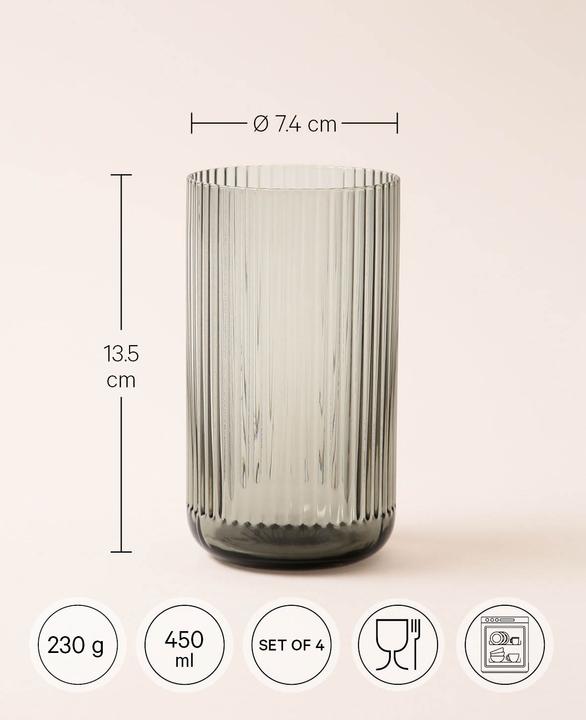 Immagine prodotto Esmée Set di 4 bicchieri Oskar (0.45 l, 4 x)