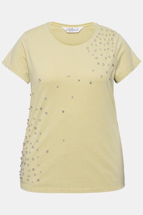 Actual product image Studio Untold Rhinestone Cap Sleeve Tee (60)