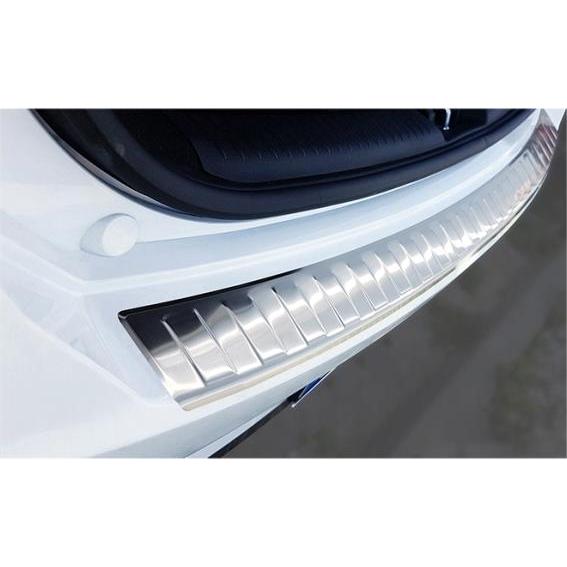 Avisa, Kennzeichenhalter, Edelstahl Ladekantenschutz für Hyundai i30 Fastback ab 2020 bis heute (Heck)