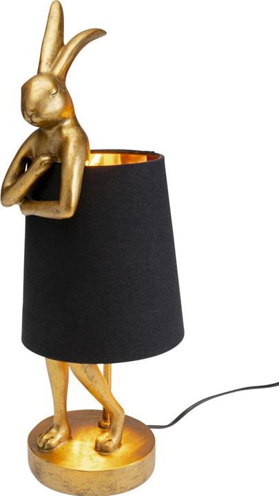 Image du produit Kare Design Lampe de table Animal Rabbit or/noir 50cm