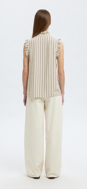 Produktbild Selected Slfviva Sl Ruffle Striped Sun Top Noos (40)