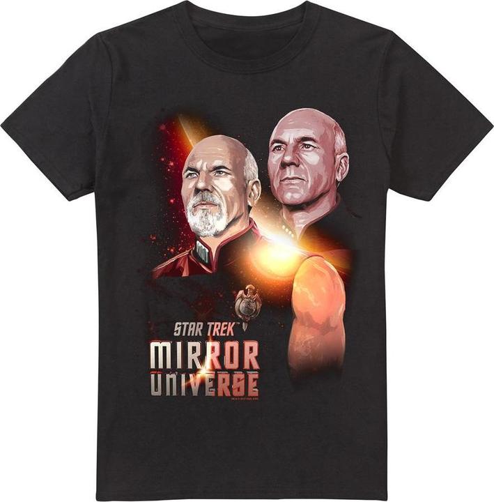 Actual product image Mens Mirror Jean-Luc Picard T-Shirt (4XL)