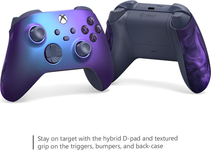 Actual product image Microsoft Xbox Wireless Controller - Stellar Shift (Special Edition) (PC, Xbox Series X, Xbox One X, Xbox One S, Xbox Series S)