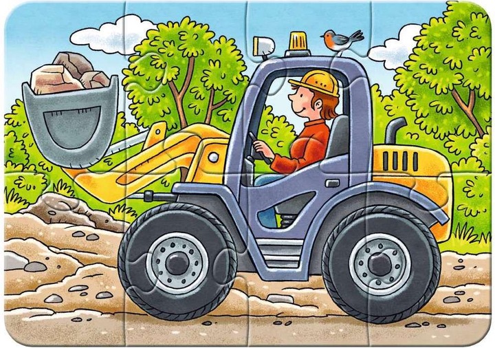 Immagine prodotto Ravensburger I miei primi giochi di puzzle - Veicoli da costruzione (20 pezzi)