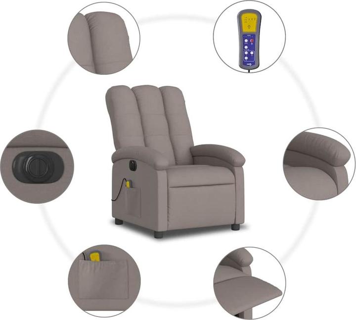 Image du produit vidaXL elektrischer Massagesessel