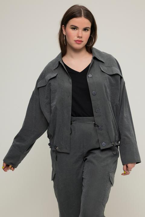 Immagine prodotto Studio Untold Giacca a camicia in stile cargo dal taglio oversize con collo da camicia, taschini e maniche lunghe (50, 52)