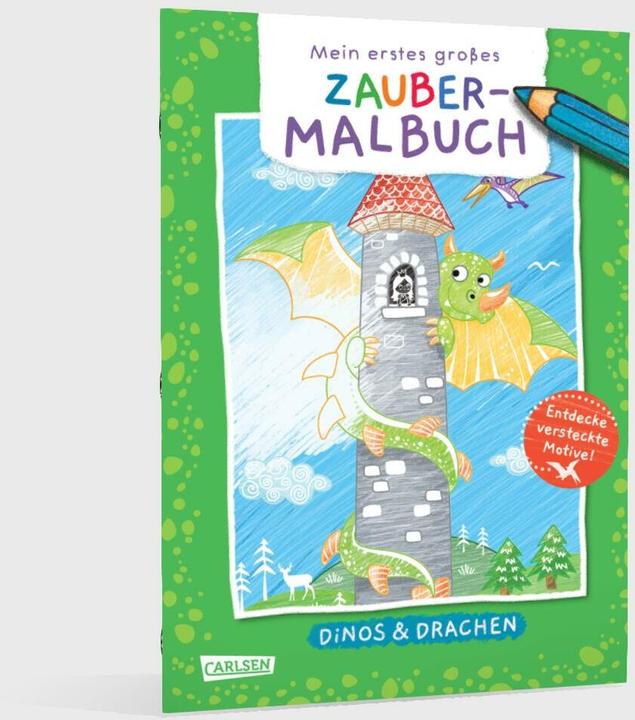Immagine prodotto Il mio primo grande libro magico da colorare: Dinos e draghi