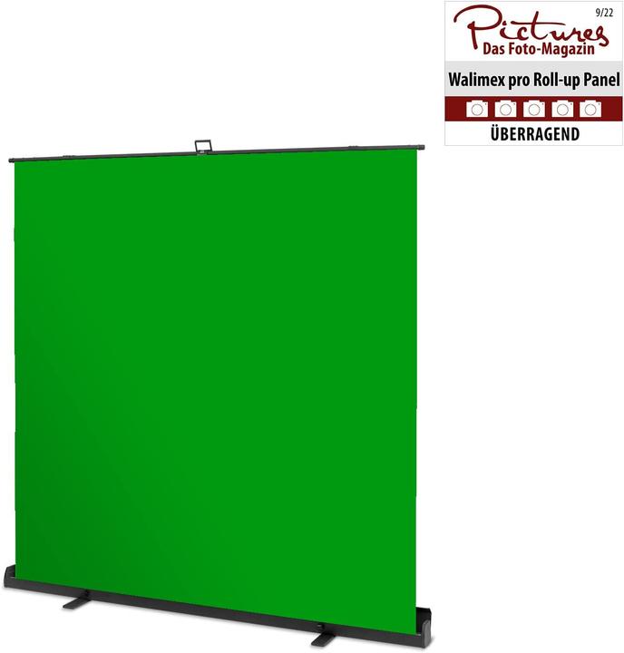 Actual product image Walimex pro Roll-up panel background green 210x220 (210 cm, 220 cm)