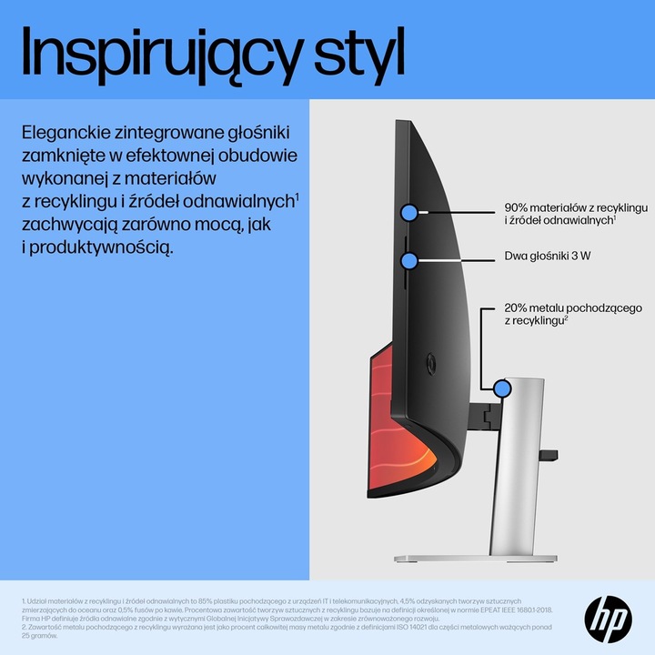 Actual product image HP E45c G5 (5120 x 1440 pixels, 44.50")