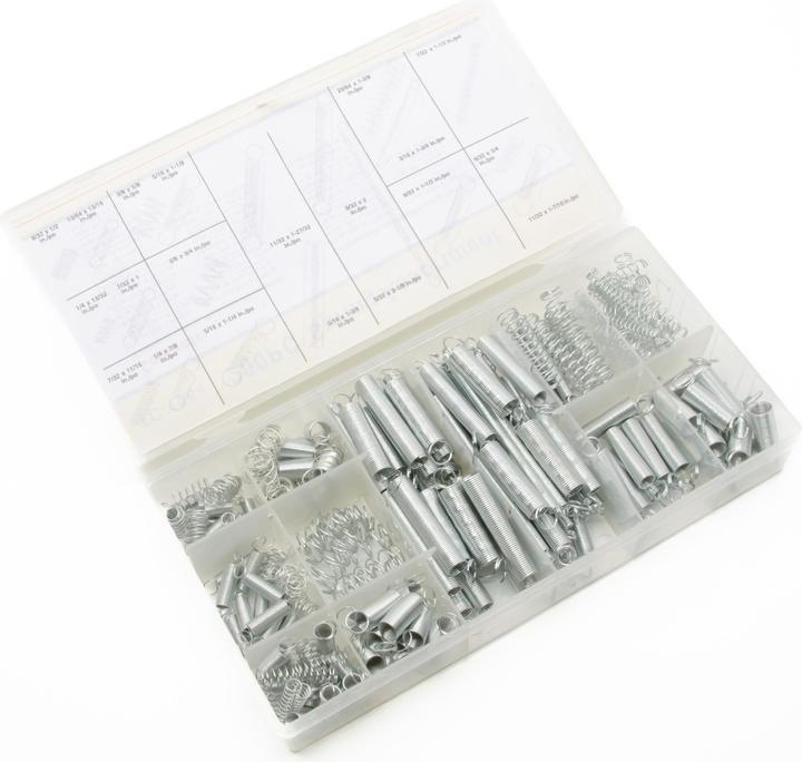 Purecrea Kit de ressorts de compression et de traction 200 pièces