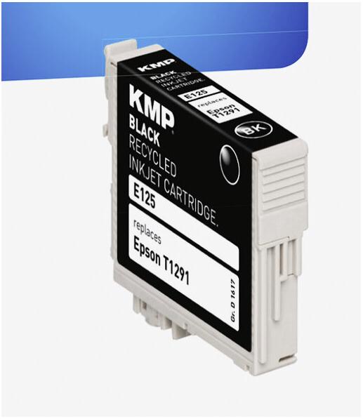 Produktbild KMP E125 Tintenpatrone kompatibel mit Epson T 129 (BK)