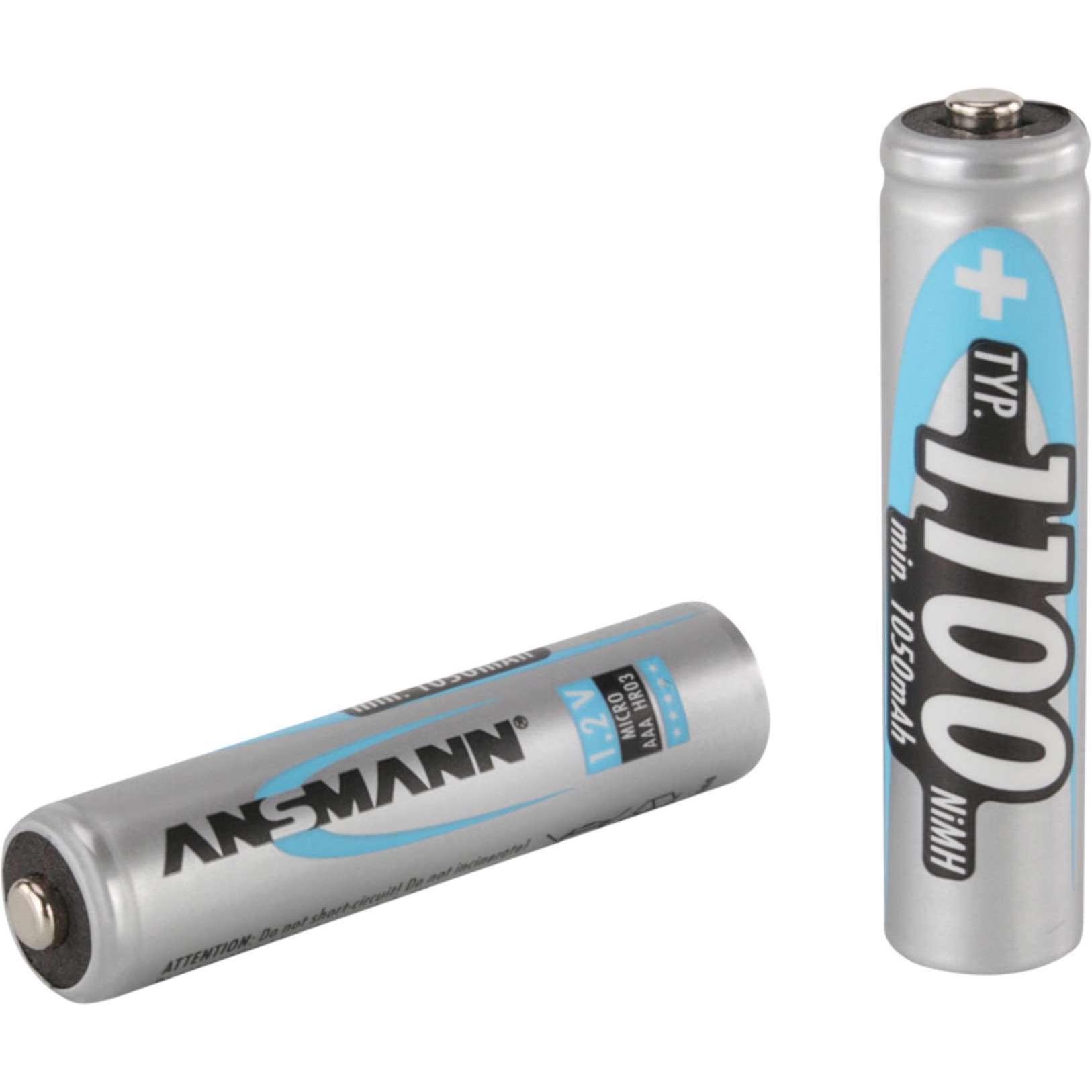 Thumbnail - Ansmann Typ 1100 (4 Stk., AAA, 1050 mAh), Batterien + Akkus