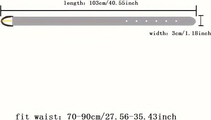 Produktbild Only-Bags.Store 1 Stück. Gürtel ohne Nadel Runde Schnalle Casual Gürtel, Jugend-Mode, breite Taille Gürtel