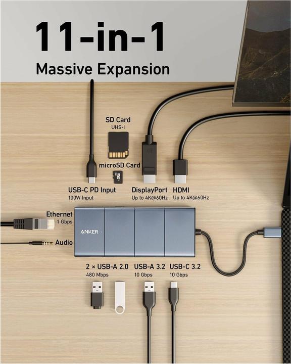 Produktbild Anker 565 (USB-C, 11 Ports)