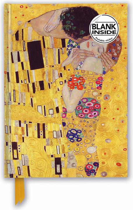 Gustav Klimt : Le baiser (Blank Journal) (A5, Blanc, Couverture rigide)