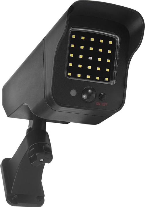 Actual product image Maclean SOL1803S Dummy Solar CCTV Camera - Flashing LED Motion Sensor LED Security Surveillance Professional