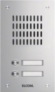Actual product image Elcom ELCO TVG-2/1 flush-mounted door station 2 push-buttons
