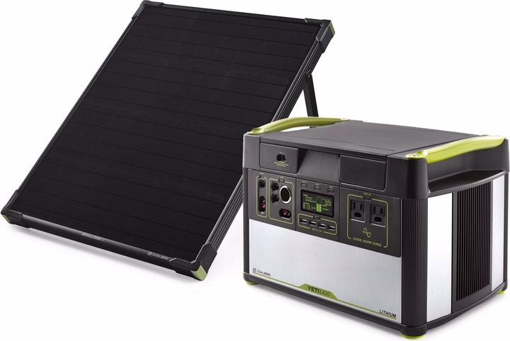 Actual product image Goal Zero Power Station Yeti 1400 Lithium 1425 Wh incl. solar panel