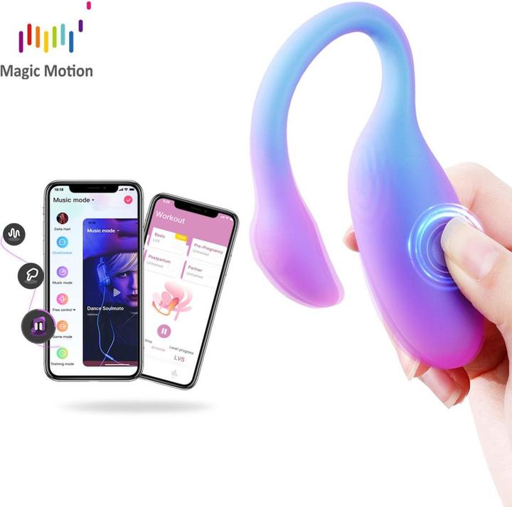 Actual product image Magic Motion - Magic Flamingo Max Vibrating Egg - Blue