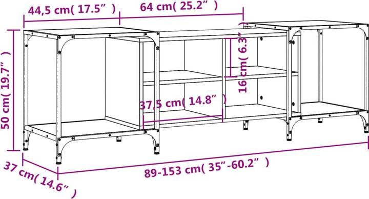 Produktbild vidaXL TV-Schrank (153 x 37 x 50 cm)
