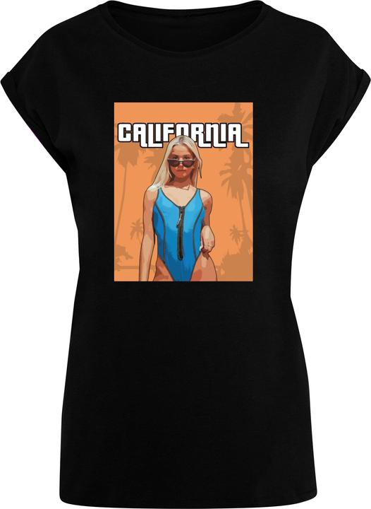 Produktbild Merchcode Ladies Grand California Extended Shoulder Tee - 113481 (XL)