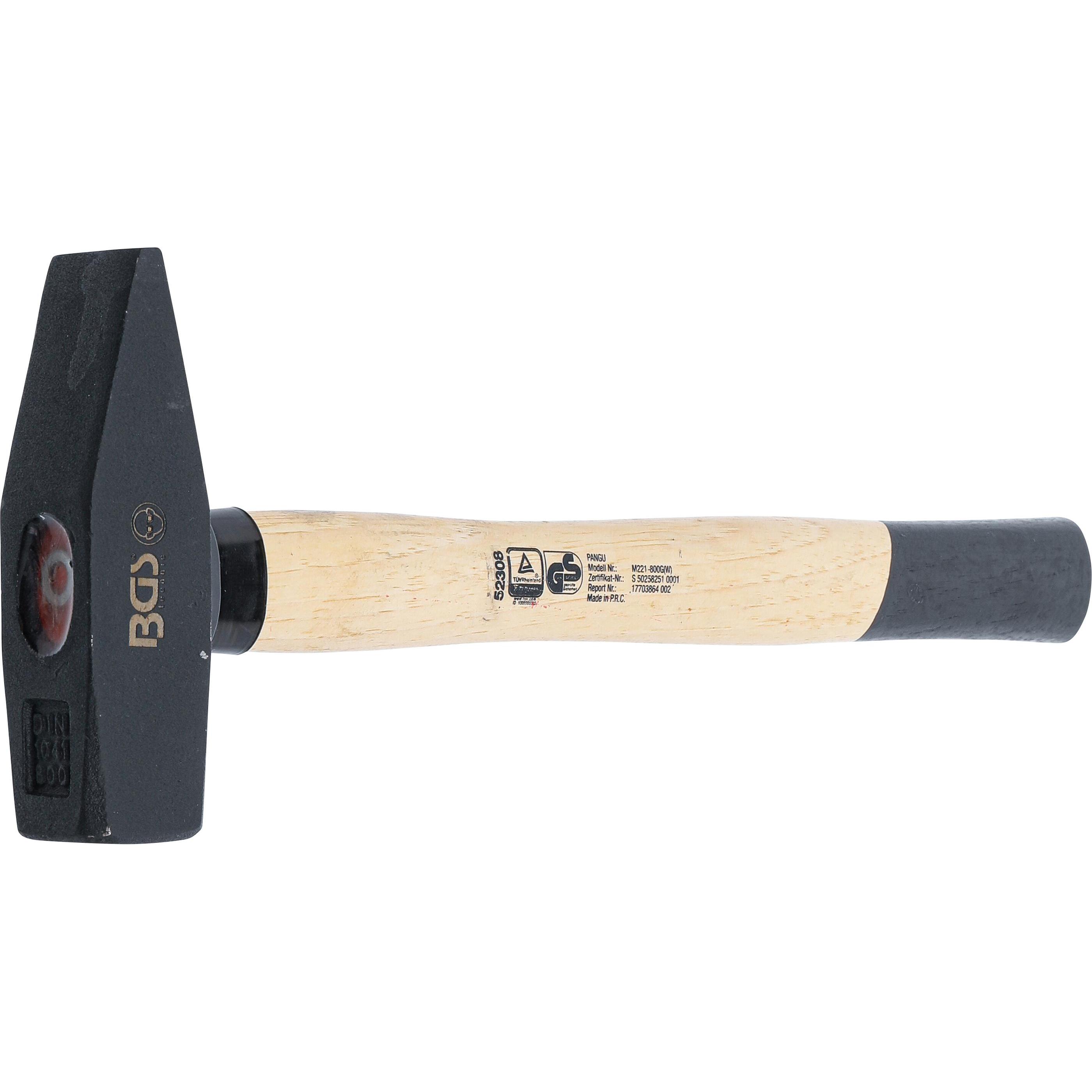 Thumbnail - BGS, Hammer, Schlosserhammer Hickory-Stiel DIN 1041 800 g (994 g)