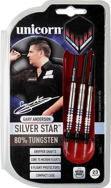 Productafbeelding Unicorn Silver Star Gary Anderson Steel Darts (22 g)