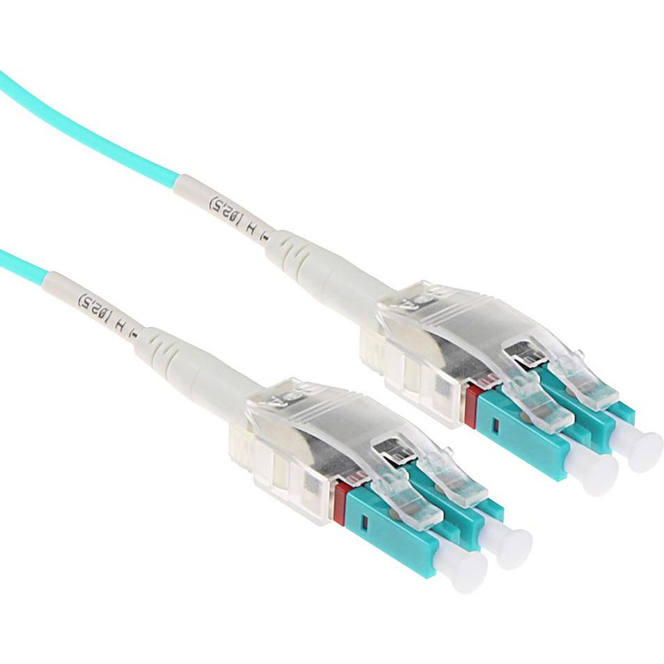 ACT 1 meter Multimode 50/125 OM3 Polarity Twist fiber cable with LC connectors (CAT7, 1 m), Netzwerkkabel