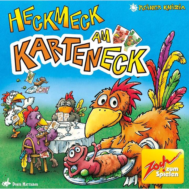 Actual product image Zoch Heckmeck at the card corner (German, French, English)