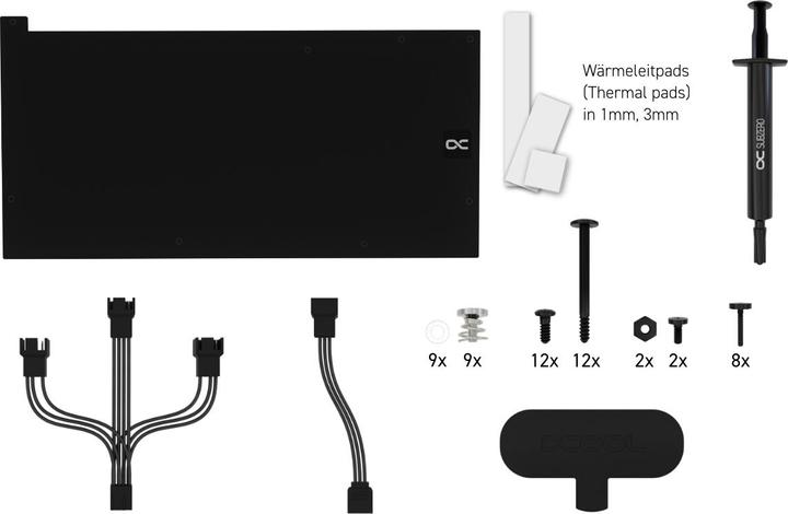 Actual product image Alphacool Eiswolf 2 AIO - 360mm RTX 4090 Suprim with Backplate