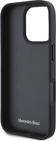 Image du produit Mercedes MEHCP16X23RBCSB iPhone 16 Pro Max 6.9" brązowy/brown hardcase MB Curved Stitches Leather (Apple iPhone 16 Pro Max)