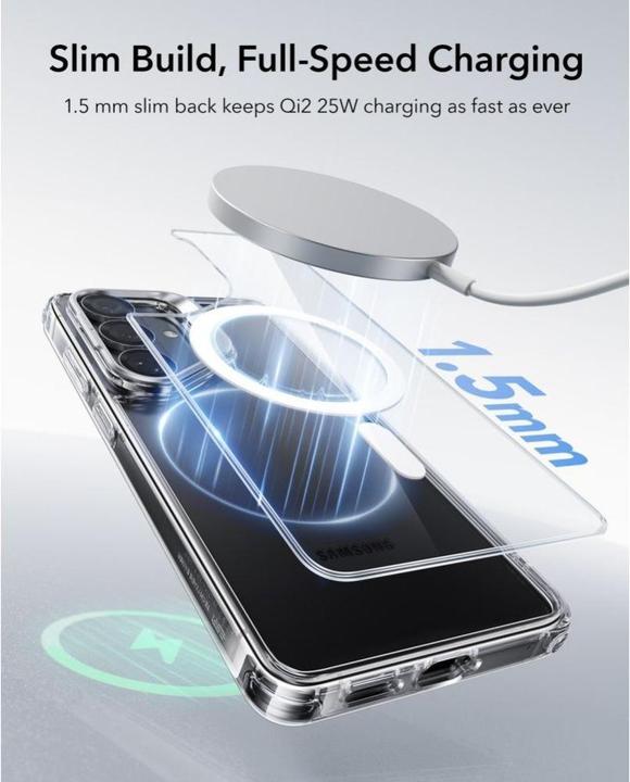 Actual product image ESR - Classic Hybrid HaloLock Kickstand - Samsung Galaxy S26 Plus - Clear (Samsung Galaxy S26, Samsung Galaxy S26+)