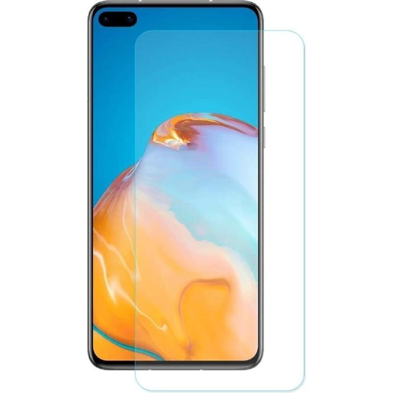 Protectorking 2x echtes Tempered 9H Panzerhartglas 3D KLAR (2 Stück, Huawei P40), Smartphone Schutzfolie
