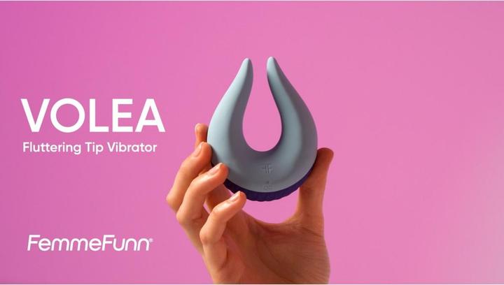 Actual product image Femme Funn Volea - Fluttering Tips Discreet Vibrator for Women to Feel Butterflies from Head to Curl