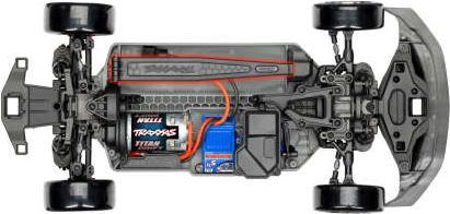 Image du produit Traxxas ON-ROAD FORD MUSTANG 1:10 2WD EP RTR BLACK - 4TEC 2.0 DRIFT OHNE LadegerÃ¤t und OHNE Akku (RTR Prêt à fonctionner)