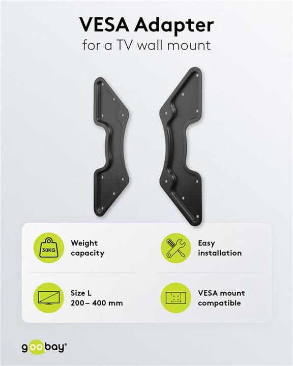 Image du produit Goobay Adaptateur Vesa (Platines de montage / d'adaption)