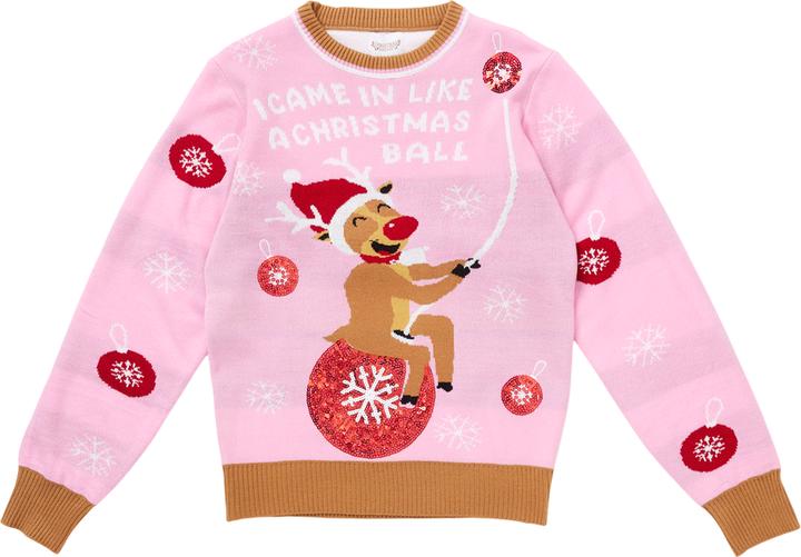 Christmas Sweats Sono arrivato come una palla di Natale (XS)