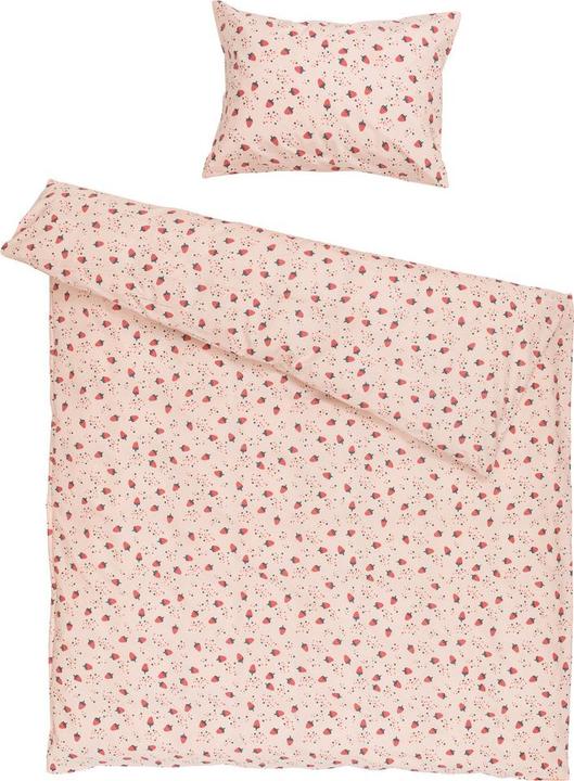 BYYU Fraise (Parure de lit, 160 x 210 cm)