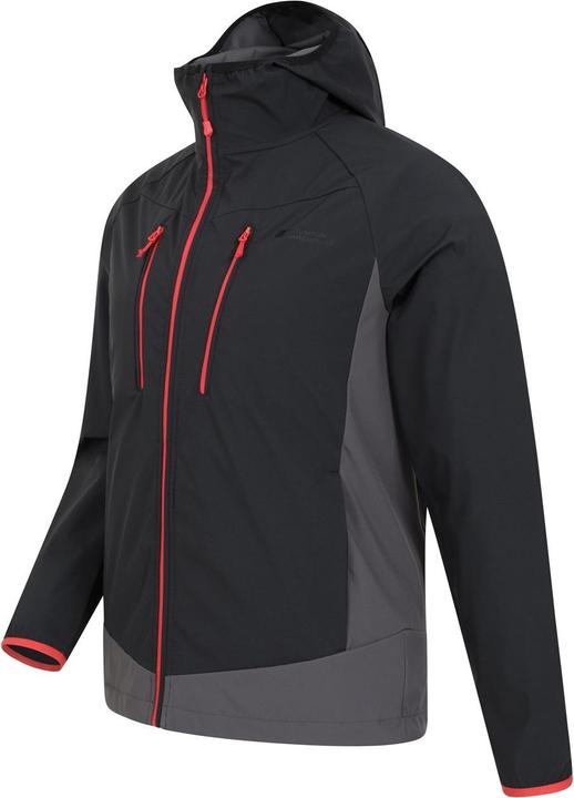 Actual product image Mountain Warehouse Mens Ambit Lightweight Soft Shell Jacket (XXS)