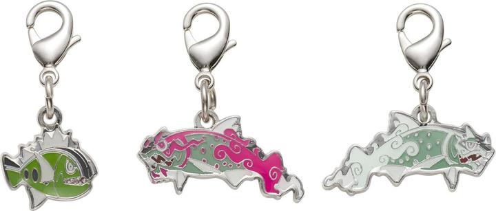 Actual product image Pokémon Pokemon Center - Hisuian Basculin, Basculegion Keychain - 3 pieces