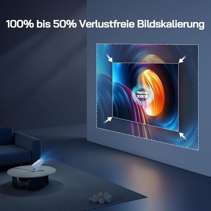 Actual product image Wolfang Mini Projector Full HD 1080P (Full HD)