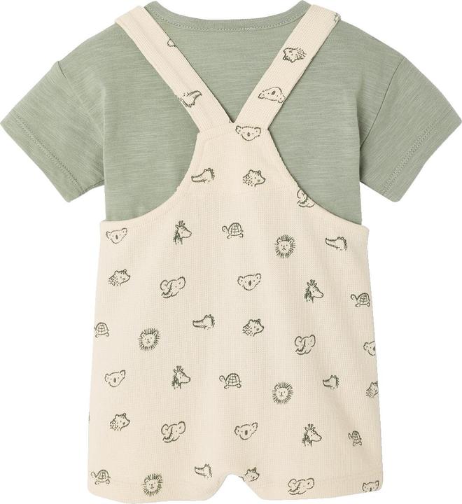 Actual product image Vertbaudet Baby Geschenk-Set: T-Shirt, Latzshorts & Schmusetuch (92)