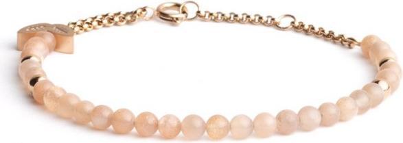 Didyma BRACELET - PIERRE NATURELLE PIERRE DE SOLEIL - 17+2+2CM (Acier inoxydable 316L)