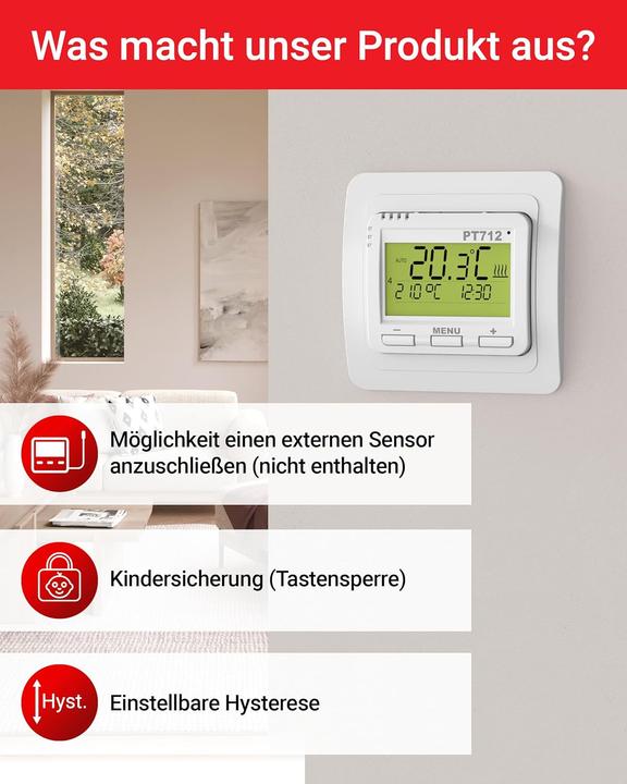 Produktbild Siku RAUMTHERMOSTAT PT712 / PT712 50446