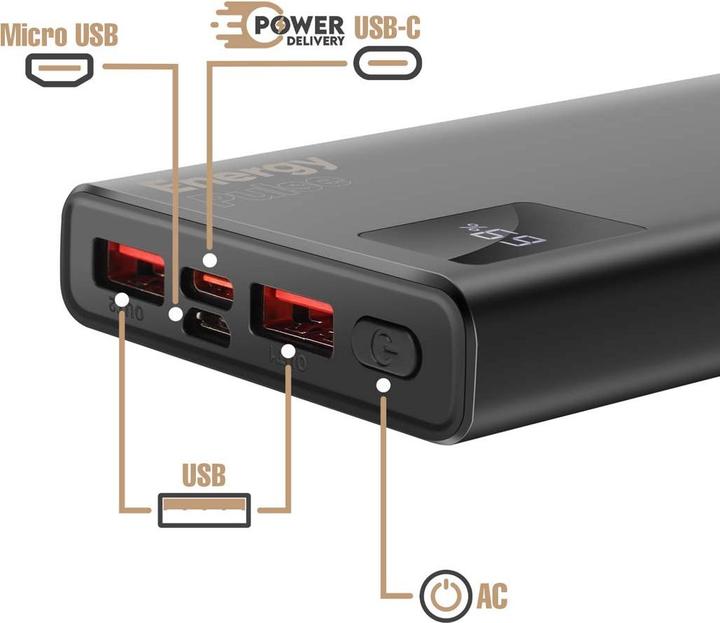 Produktbild Obal:Me EnergyPulse Powerbank 10000mAh 22.5W (10000 mAh, 22.50 W, 23 Wh)