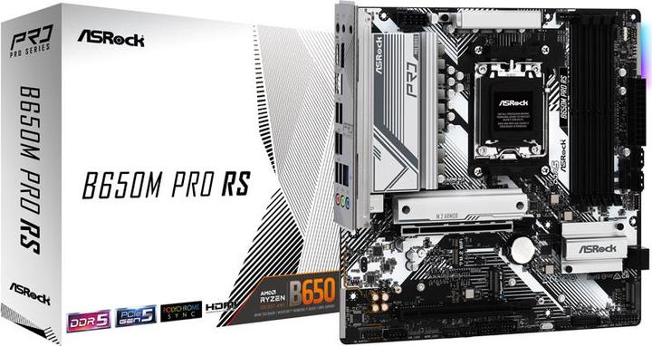 Immagine prodotto AsRock B650M PRO RS AM5 al dettaglio (AM5, AMD B650, mATX)